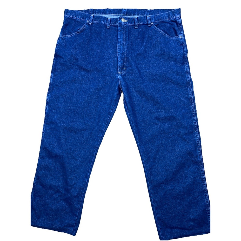 Wrangler Authentic Jeans Mens Blue Denim 44X27 Regular Fit 85900DW Pants